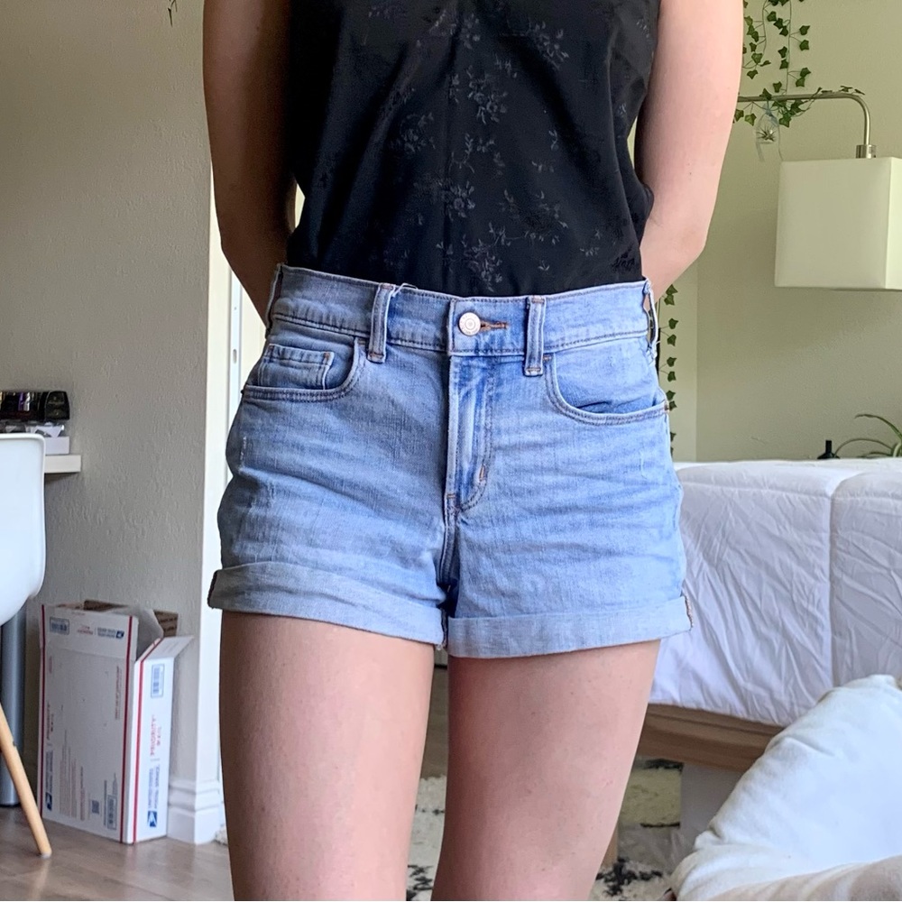 Boyfriend Denim Shorts